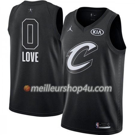 Maillot Basket Homme Cleveland Cavaliers Kevin Love 0 2018 All Star Jordan Brand Noir Swingman